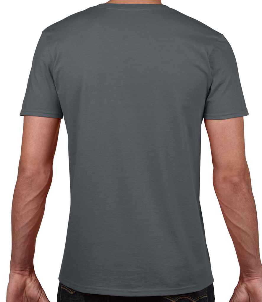 Gildan SoftStyle V Neck T-Shirt in by Gildan — Custom branded clothing by Print Press, featuring premium embroidery produced in our specialist print lab in the UK.