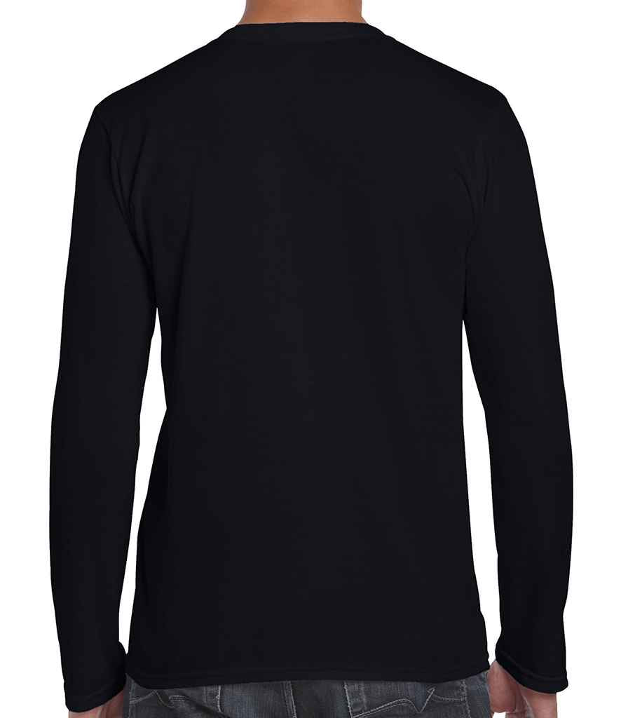Gildan SoftStyle Long Sleeve T-Shirt in by Gildan — Custom branded clothing by Print Press, featuring premium embroidery produced in our specialist print lab in the UK.