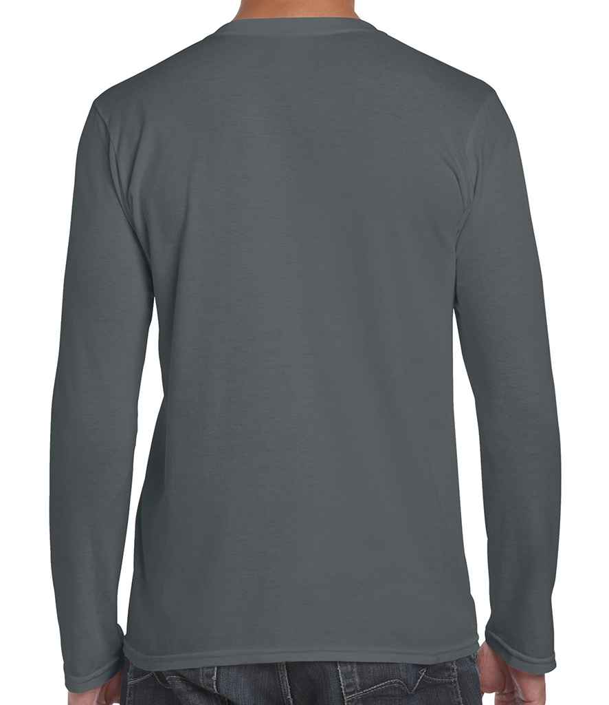 Gildan SoftStyle Long Sleeve T-Shirt in by Gildan — Custom branded clothing by Print Press, featuring premium embroidery produced in our specialist print lab in the UK.