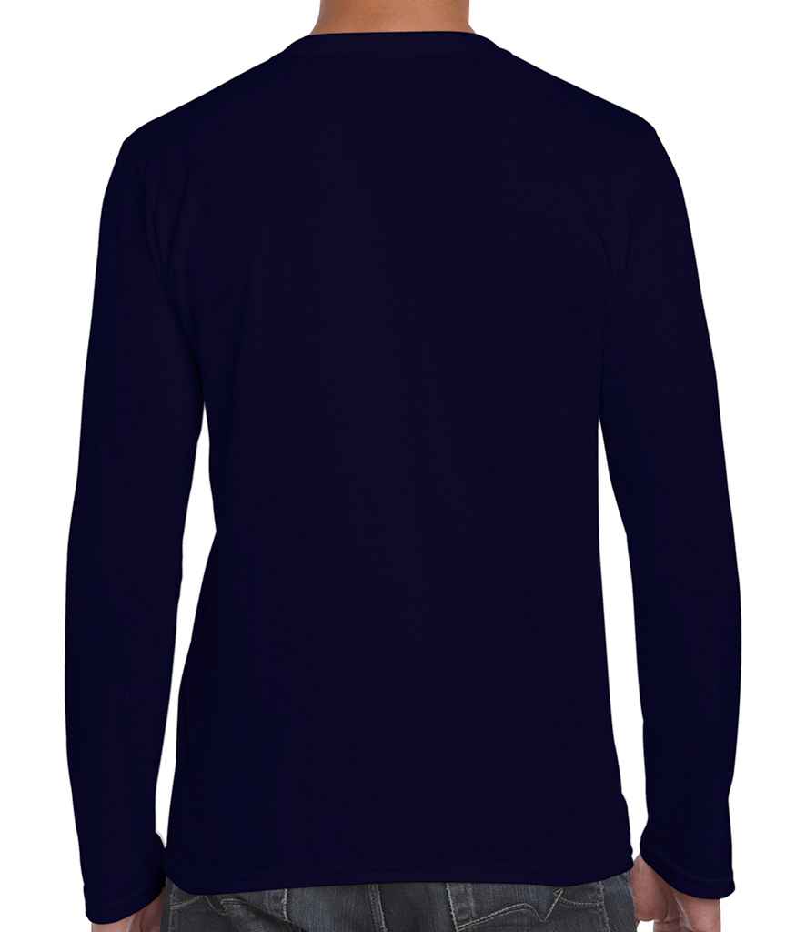 Gildan SoftStyle Long Sleeve T-Shirt in by Gildan — Custom branded clothing by Print Press, featuring premium embroidery produced in our specialist print lab in the UK.
