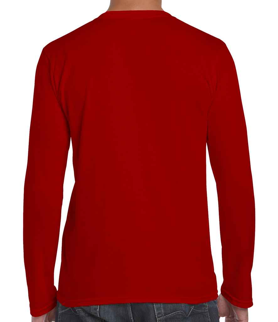 Gildan SoftStyle Long Sleeve T-Shirt in by Gildan — Custom branded clothing by Print Press, featuring premium embroidery produced in our specialist print lab in the UK.
