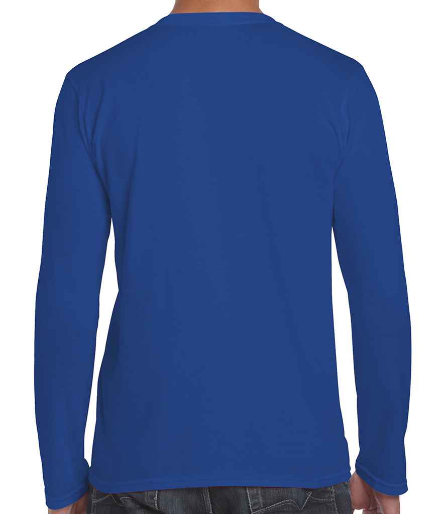Gildan SoftStyle Long Sleeve T-Shirt in by Gildan — Custom branded clothing by Print Press, featuring premium embroidery produced in our specialist print lab in the UK.