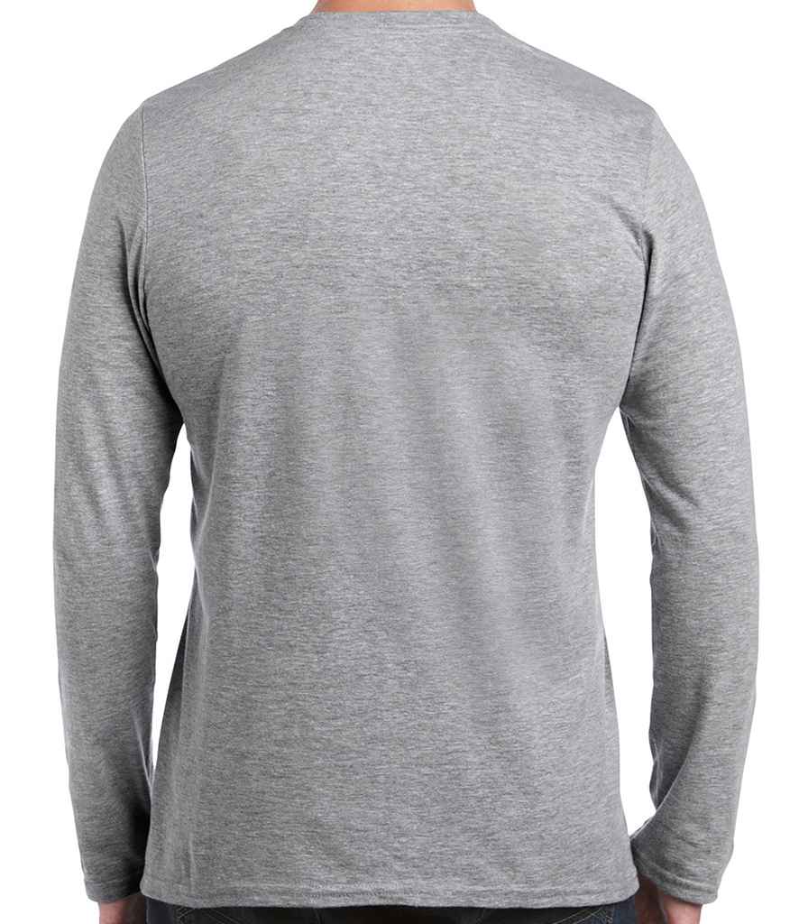 Gildan SoftStyle Long Sleeve T-Shirt in by Gildan — Custom branded clothing by Print Press, featuring premium embroidery produced in our specialist print lab in the UK.