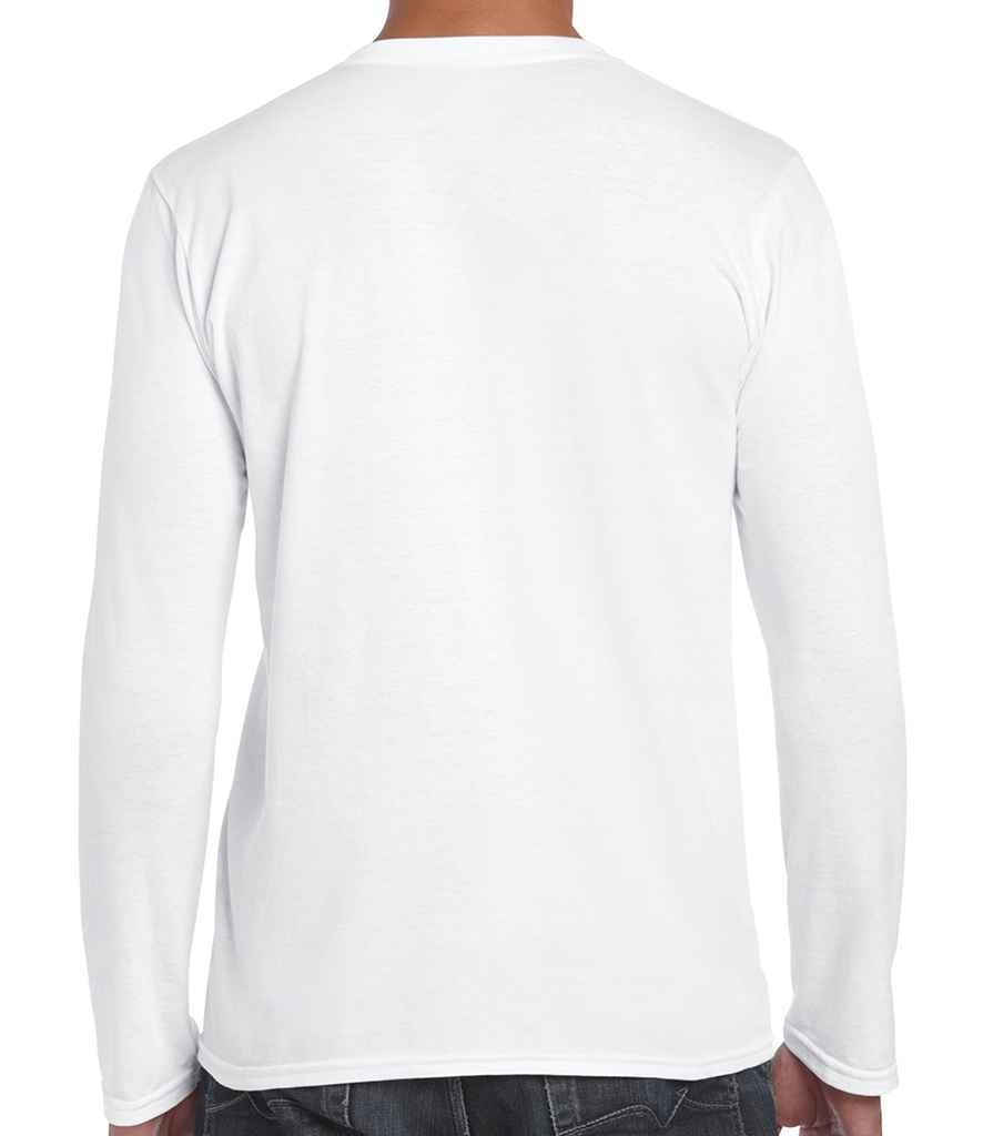 Gildan SoftStyle Long Sleeve T-Shirt in by Gildan — Custom branded clothing by Print Press, featuring premium embroidery produced in our specialist print lab in the UK.