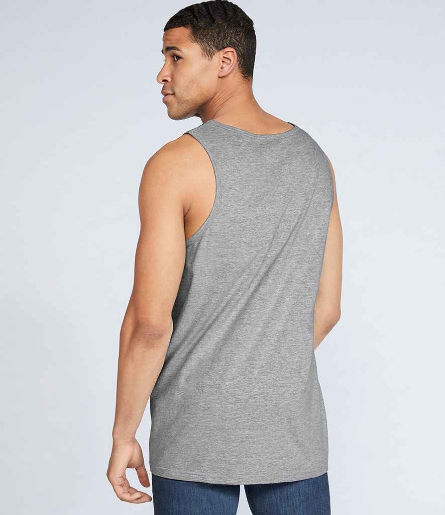 Gildan SoftStyle Tank Top in by Gildan — Custom branded clothing by Print Press, featuring premium embroidery produced in our specialist print lab in the UK.