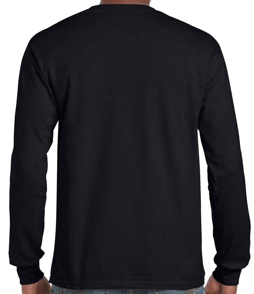 Gildan Ultra Cotton Long Sleeve T-Shirt in by Gildan — Custom branded clothing by Print Press, featuring premium embroidery produced in our specialist print lab in the UK.
