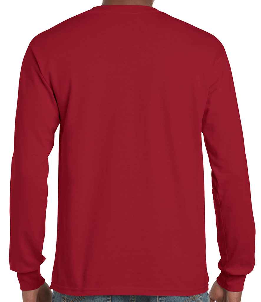 Gildan Ultra Cotton Long Sleeve T-Shirt in by Gildan — Custom branded clothing by Print Press, featuring premium embroidery produced in our specialist print lab in the UK.