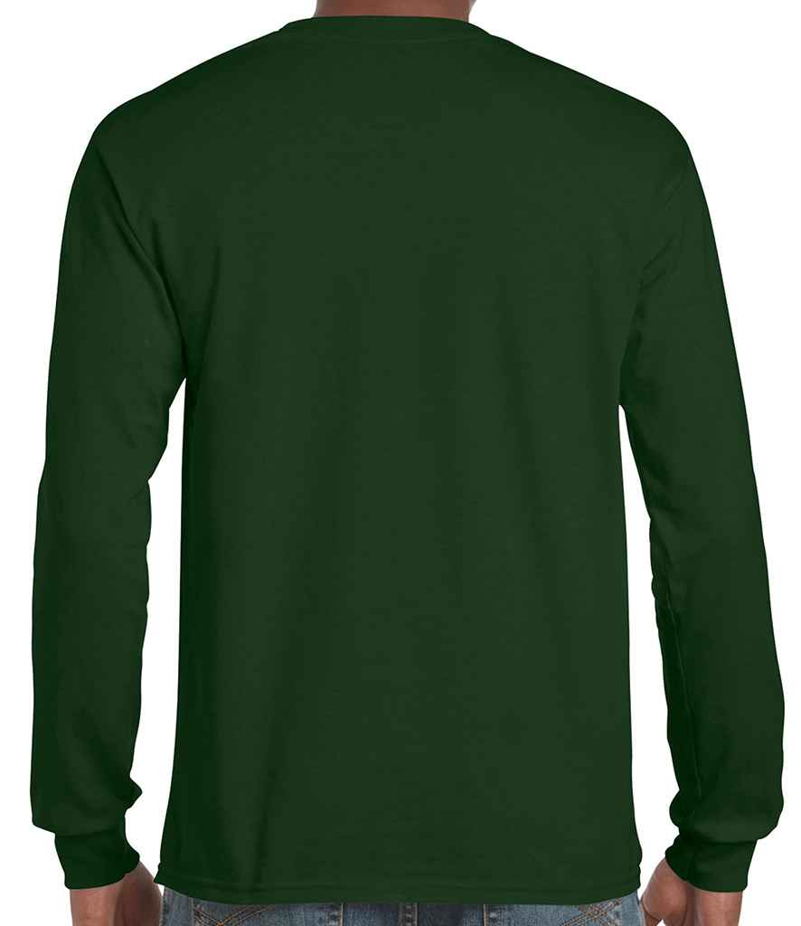 Gildan Ultra Cotton Long Sleeve T-Shirt in by Gildan — Custom branded clothing by Print Press, featuring premium embroidery produced in our specialist print lab in the UK.