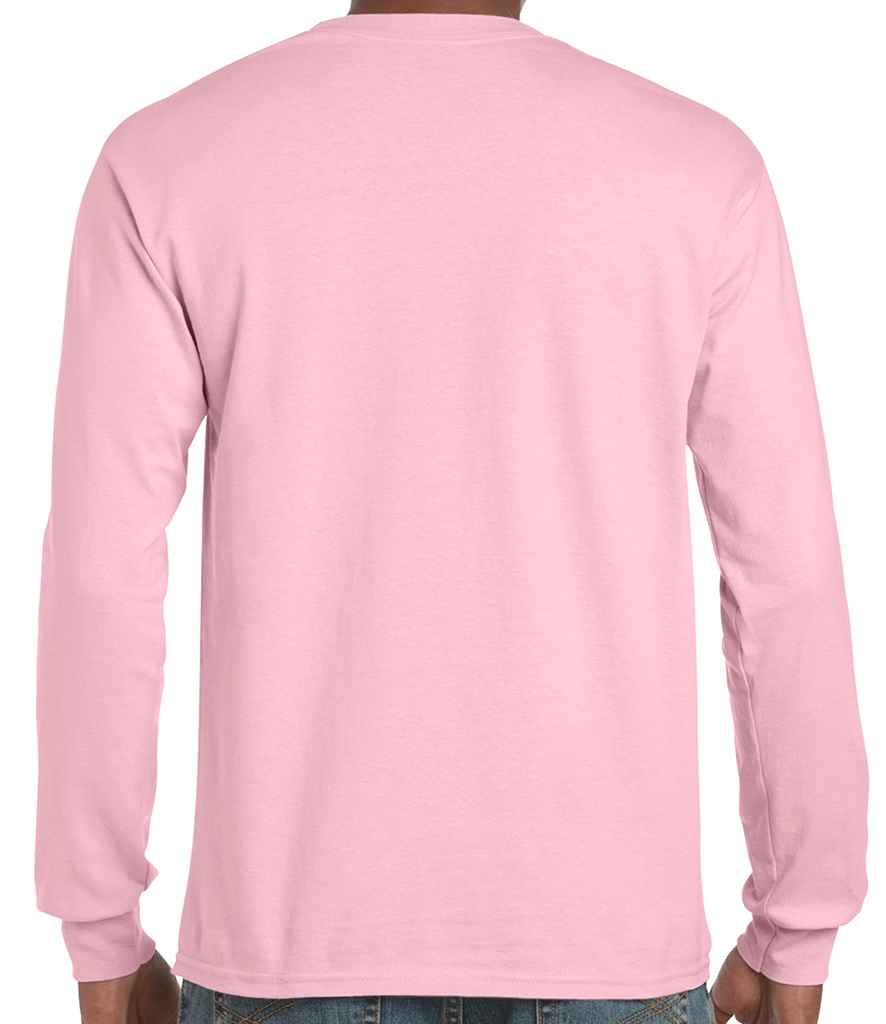 Gildan Ultra Cotton Long Sleeve T-Shirt in by Gildan — Custom branded clothing by Print Press, featuring premium embroidery produced in our specialist print lab in the UK.