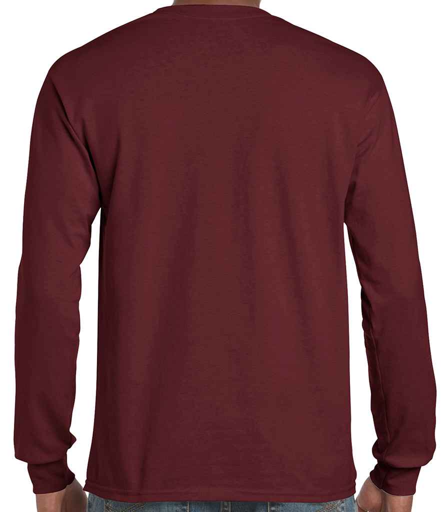 Gildan Ultra Cotton Long Sleeve T-Shirt in by Gildan — Custom branded clothing by Print Press, featuring premium embroidery produced in our specialist print lab in the UK.