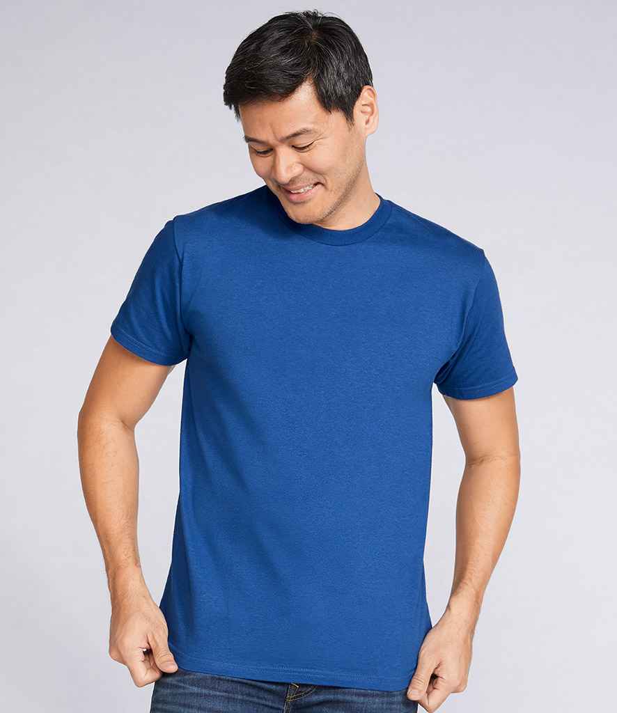 Gildan Hammer Heavyweight T-Shirt in Sport Royal by Gildan — Custom branded clothing by Print Press, featuring premium embroidery produced in our specialist print lab in the UK.
