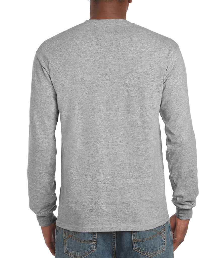 Gildan Hammer Heavyweight Long Sleeve T-Shirt in by Gildan — Custom branded clothing by Print Press, featuring premium embroidery produced in our specialist print lab in the UK.