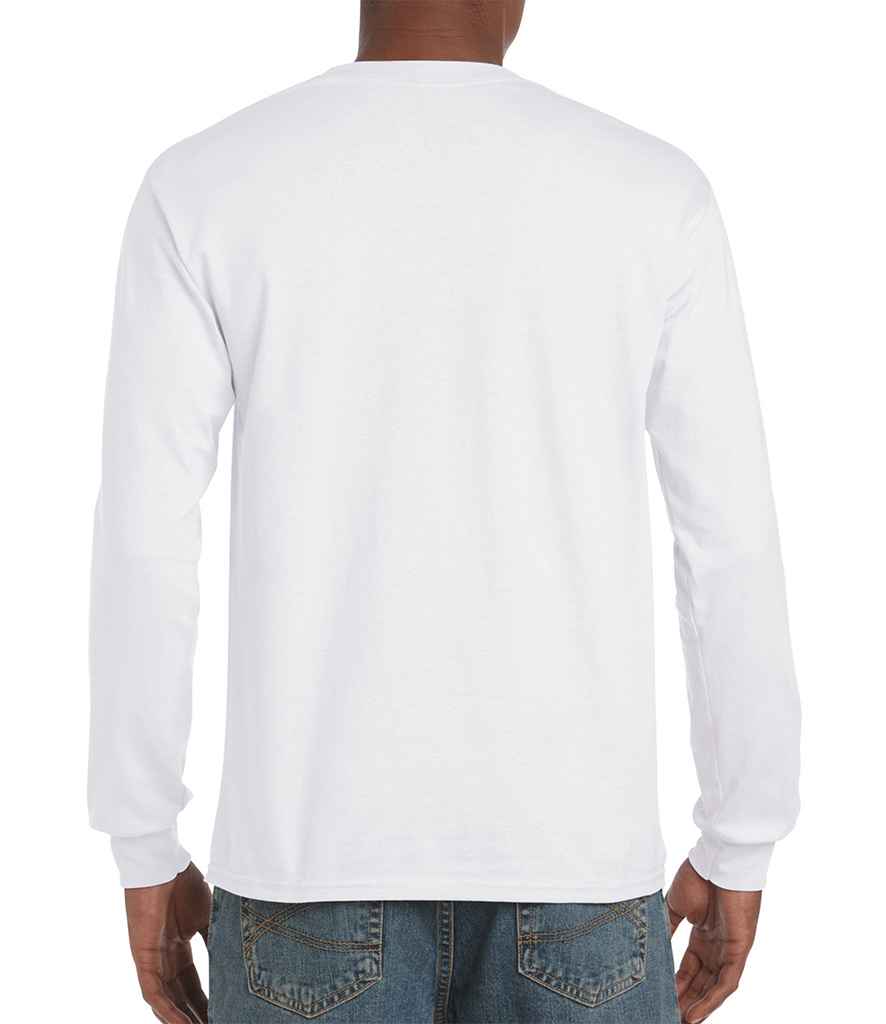 Gildan Hammer Heavyweight Long Sleeve T-Shirt in by Gildan — Custom branded clothing by Print Press, featuring premium embroidery produced in our specialist print lab in the UK.