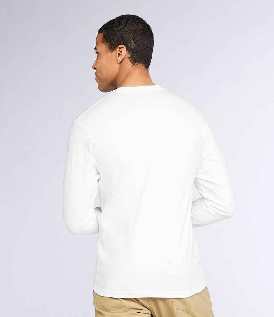 Gildan Hammer Heavyweight Long Sleeve T-Shirt in by Gildan — Custom branded clothing by Print Press, featuring premium embroidery produced in our specialist print lab in the UK.