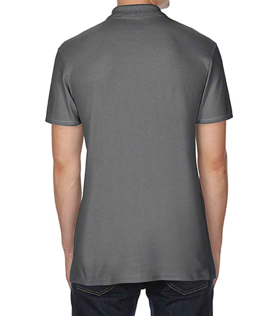 Gildan SoftStyle Double Pique Polo Shirt in by Gildan — Custom branded clothing by Print Press, featuring premium embroidery produced in our specialist print lab in the UK.