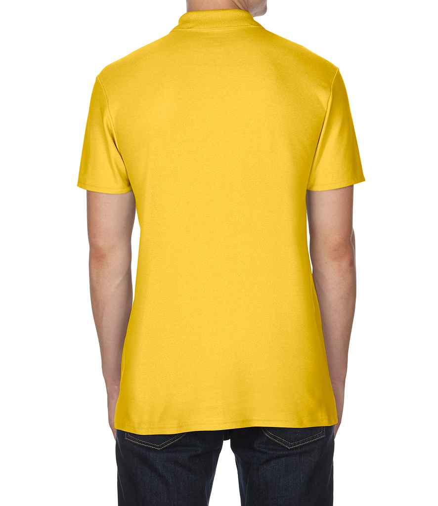 Gildan SoftStyle Double Pique Polo Shirt in by Gildan — Custom branded clothing by Print Press, featuring premium embroidery produced in our specialist print lab in the UK.