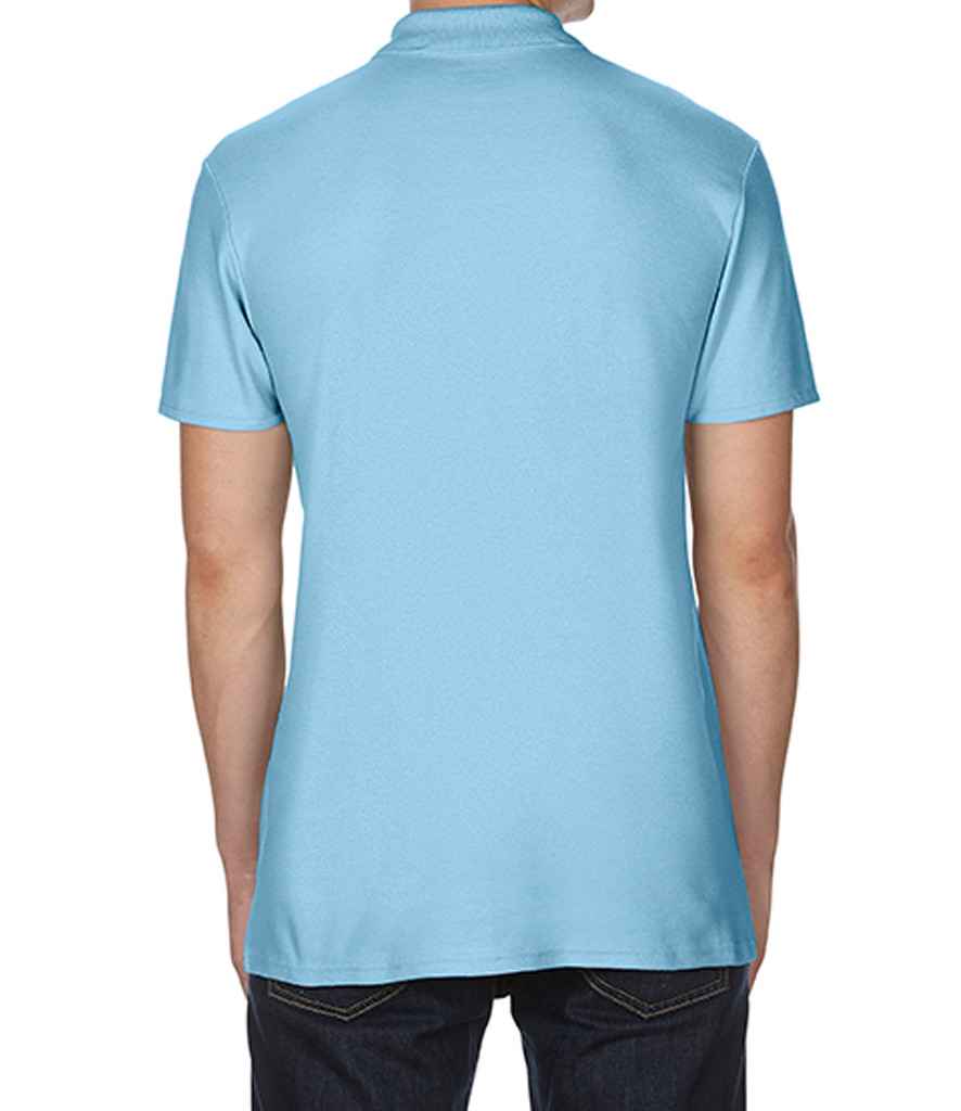 Gildan SoftStyle Double Pique Polo Shirt in by Gildan — Custom branded clothing by Print Press, featuring premium embroidery produced in our specialist print lab in the UK.