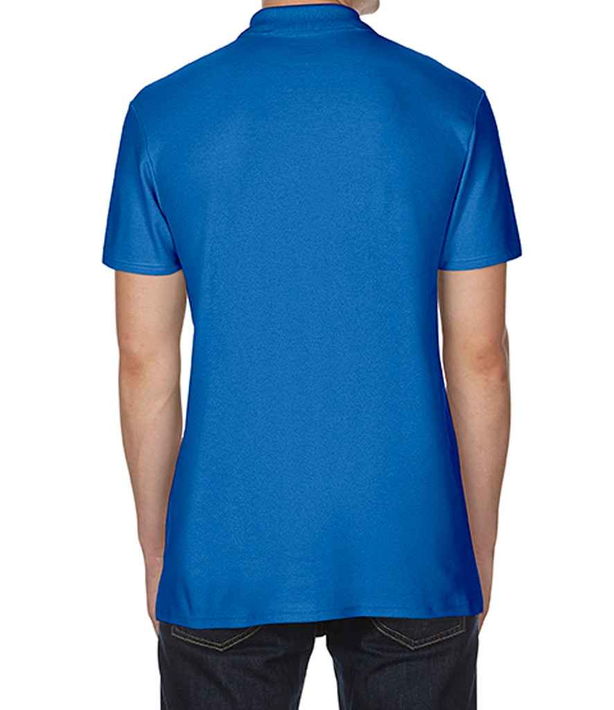 Gildan SoftStyle Double Pique Polo Shirt in by Gildan — Custom branded clothing by Print Press, featuring premium embroidery produced in our specialist print lab in the UK.