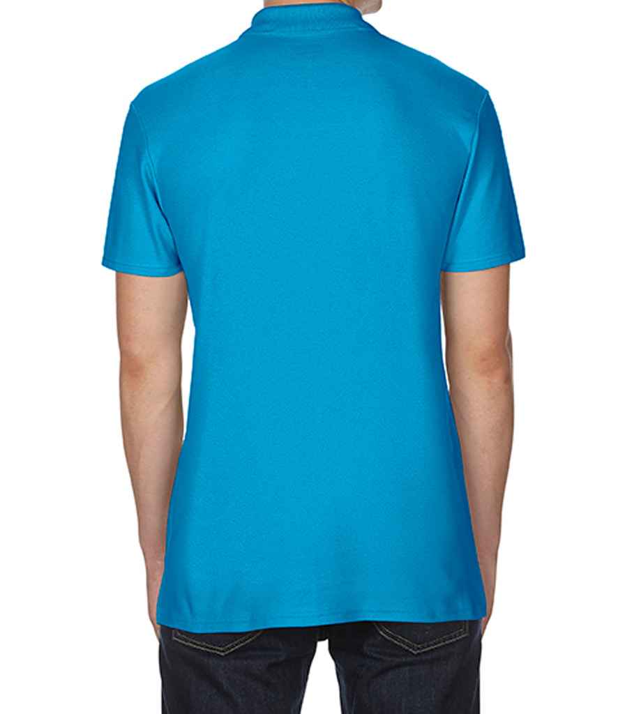 Gildan SoftStyle Double Pique Polo Shirt in by Gildan — Custom branded clothing by Print Press, featuring premium embroidery produced in our specialist print lab in the UK.