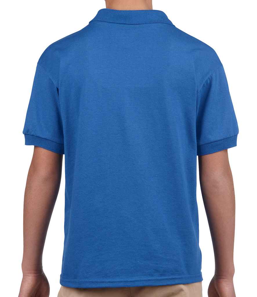 Gildan Kids DryBlend Jersey Polo Shirt in by Gildan — Custom branded clothing by Print Press, featuring premium embroidery produced in our specialist print lab in the UK.