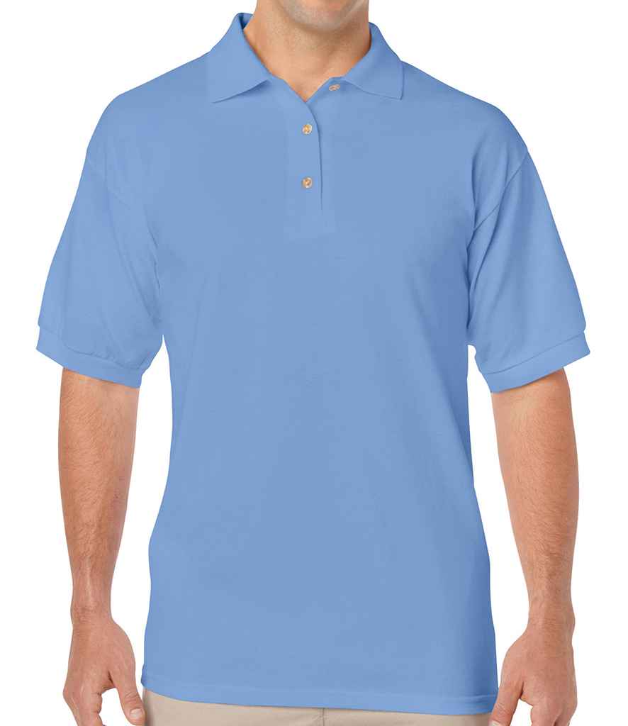 Gildan DryBlend Jersey Polo Shirt in Carolina Blue by Gildan — Custom branded clothing by Print Press, featuring premium embroidery produced in our specialist print lab in the UK.