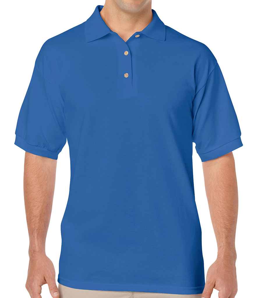 Gildan DryBlend Jersey Polo Shirt in by Gildan — Custom branded clothing by Print Press, featuring premium embroidery produced in our specialist print lab in the UK.