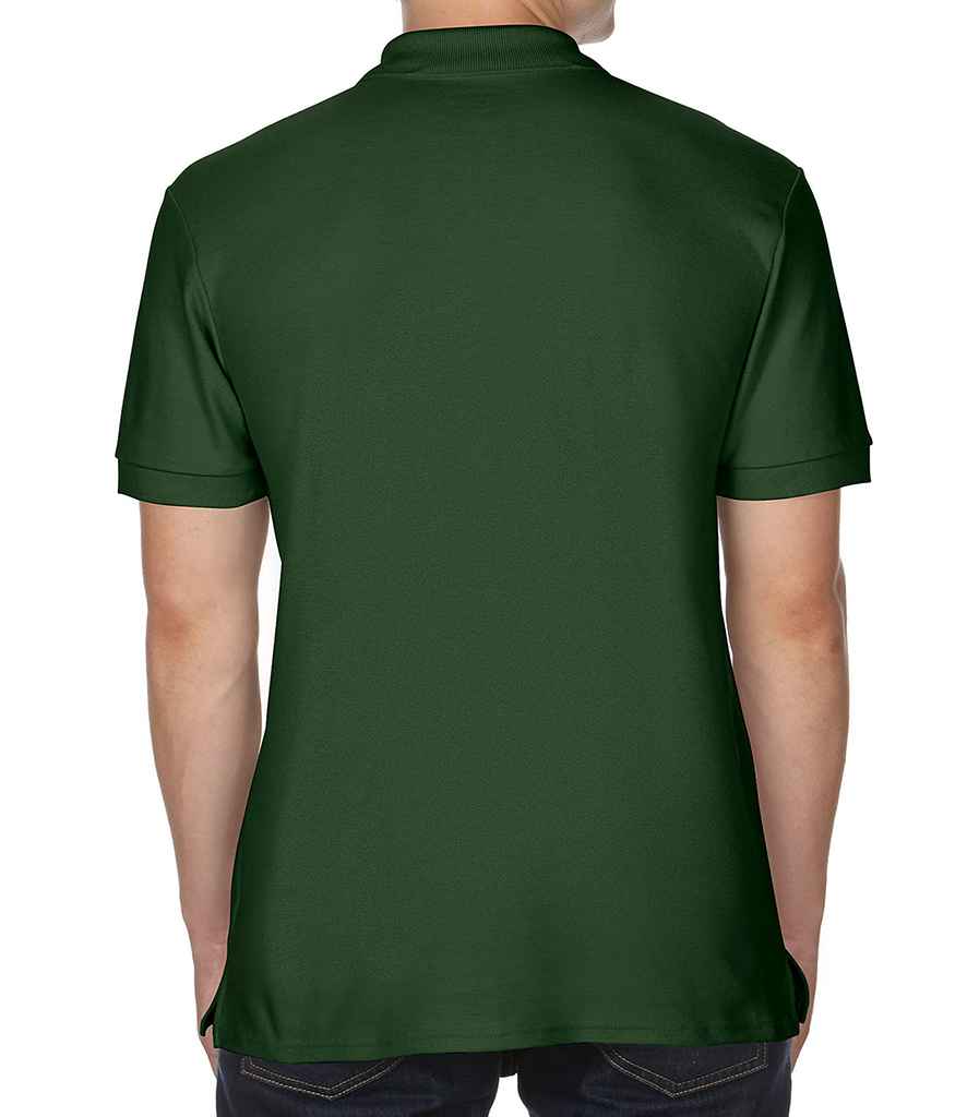 Gildan Premium Cotton Double Pique Polo Shirt in by Gildan — Custom branded clothing by Print Press, featuring premium embroidery produced in our specialist print lab in the UK.