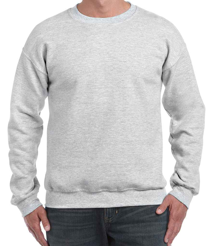 Gildan DryBlend Sweatshirt in Ash by Gildan — Custom branded clothing by Print Press, featuring premium embroidery produced in our specialist print lab in the UK.