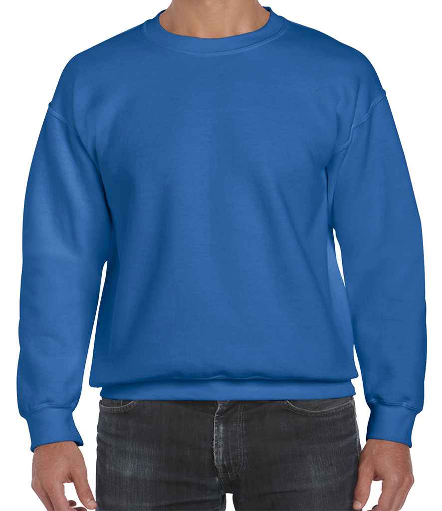 Gildan DryBlend Sweatshirt in Royal Blue by Gildan — Custom branded clothing by Print Press, featuring premium embroidery produced in our specialist print lab in the UK.