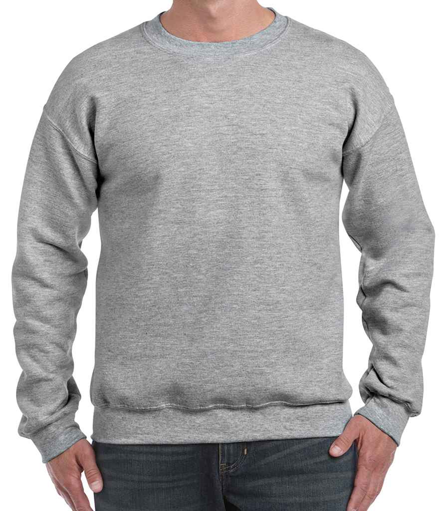 Gildan DryBlend Sweatshirt in by Gildan — Custom branded clothing by Print Press, featuring premium embroidery produced in our specialist print lab in the UK.