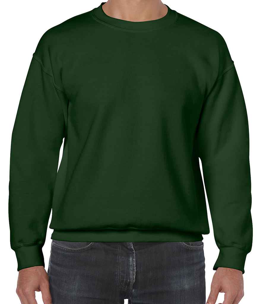 Gildan Heavy Blend Sweatshirt - (2nd Colours) in by Gildan — Custom branded clothing by Print Press, featuring premium embroidery produced in our specialist print lab in the UK.