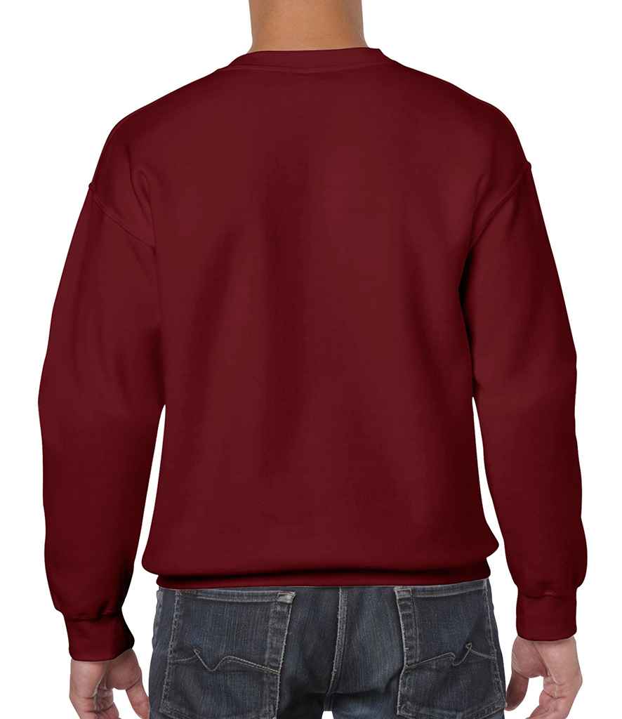 Gildan Heavy Blend Sweatshirt - (2nd Colours) in by Gildan — Custom branded clothing by Print Press, featuring premium embroidery produced in our specialist print lab in the UK.