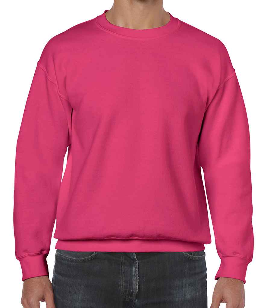 Gildan Heavy Blend Sweatshirt - (2nd Colours) in Heliconia by Gildan — Custom branded clothing by Print Press, featuring premium embroidery produced in our specialist print lab in the UK.