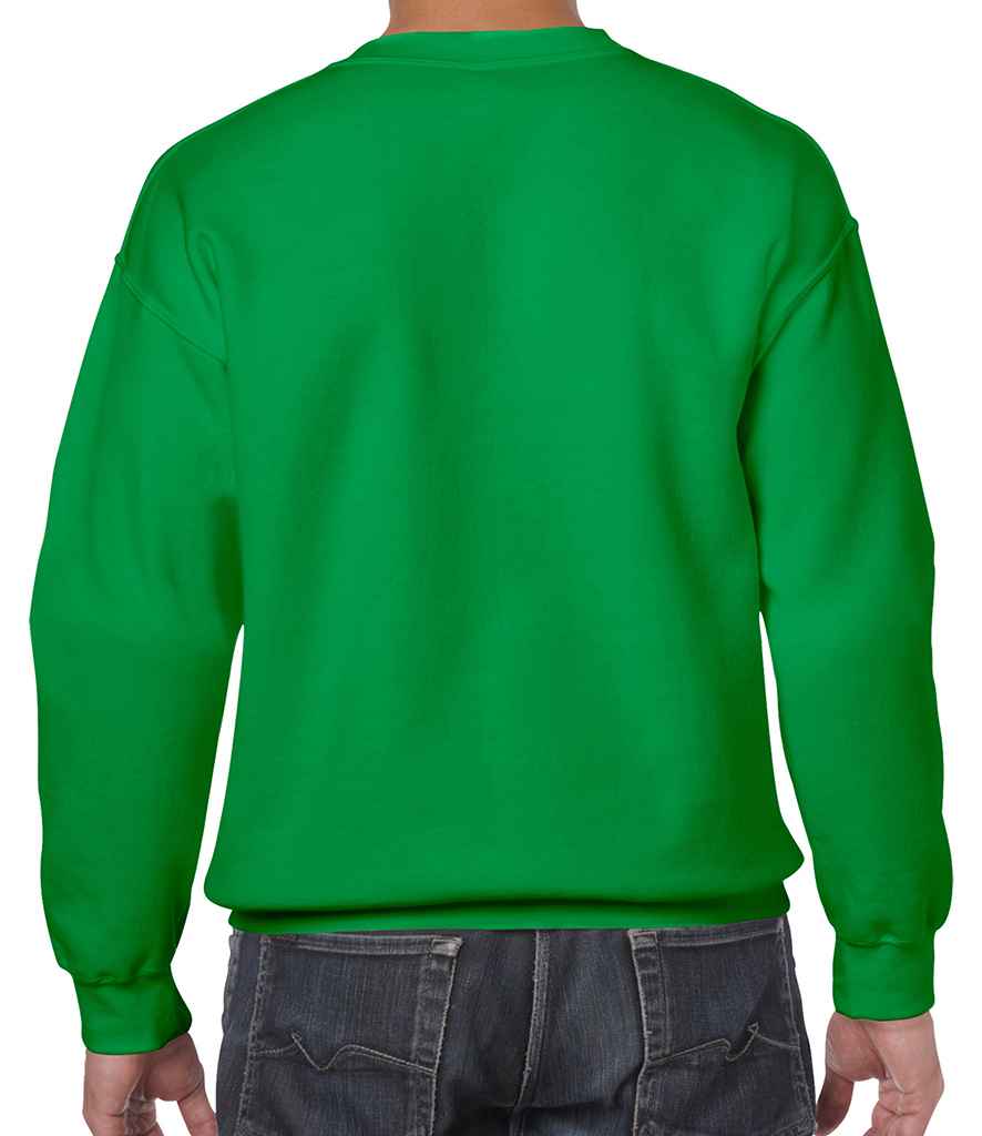 Gildan Heavy Blend Sweatshirt in by Gildan — Custom branded clothing by Print Press, featuring premium embroidery produced in our specialist print lab in the UK.