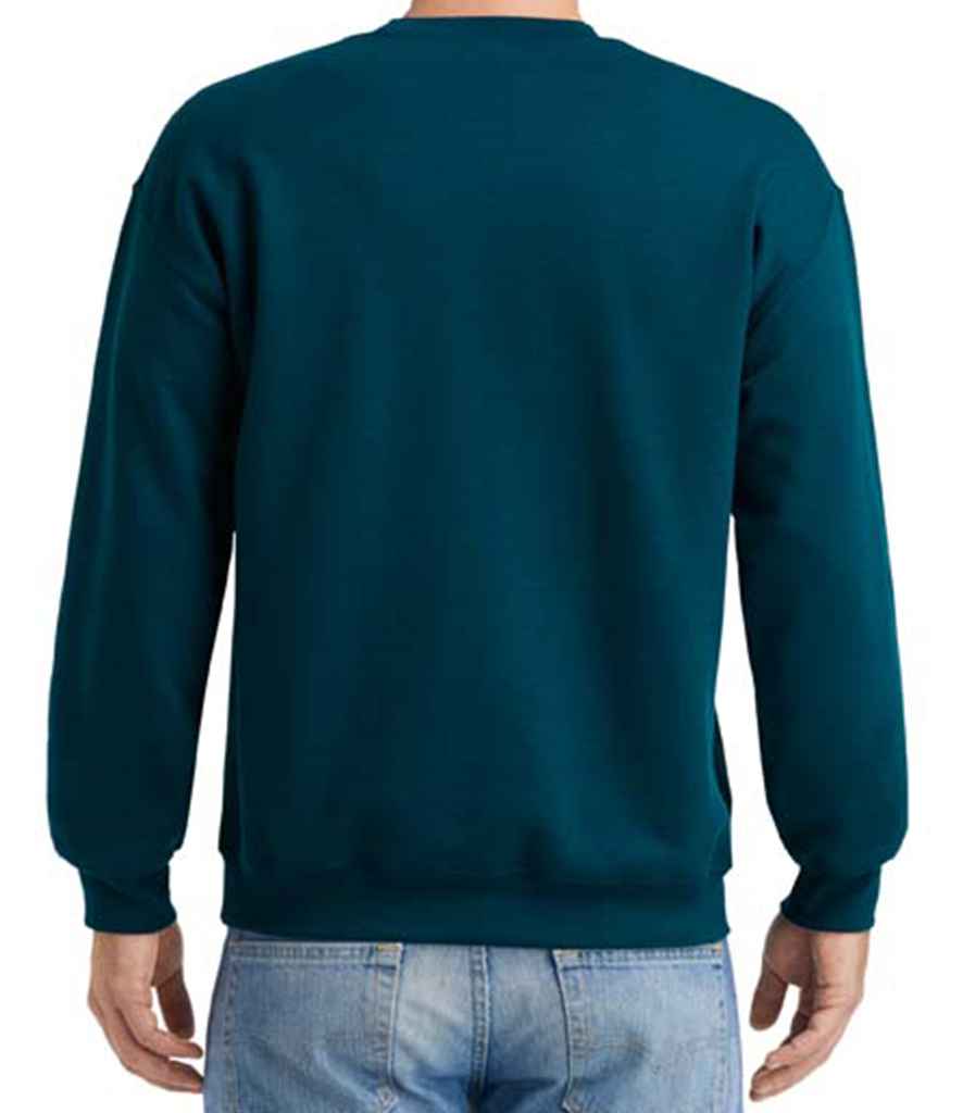 Gildan Heavy Blend Sweatshirt in by Gildan — Custom branded clothing by Print Press, featuring premium embroidery produced in our specialist print lab in the UK.