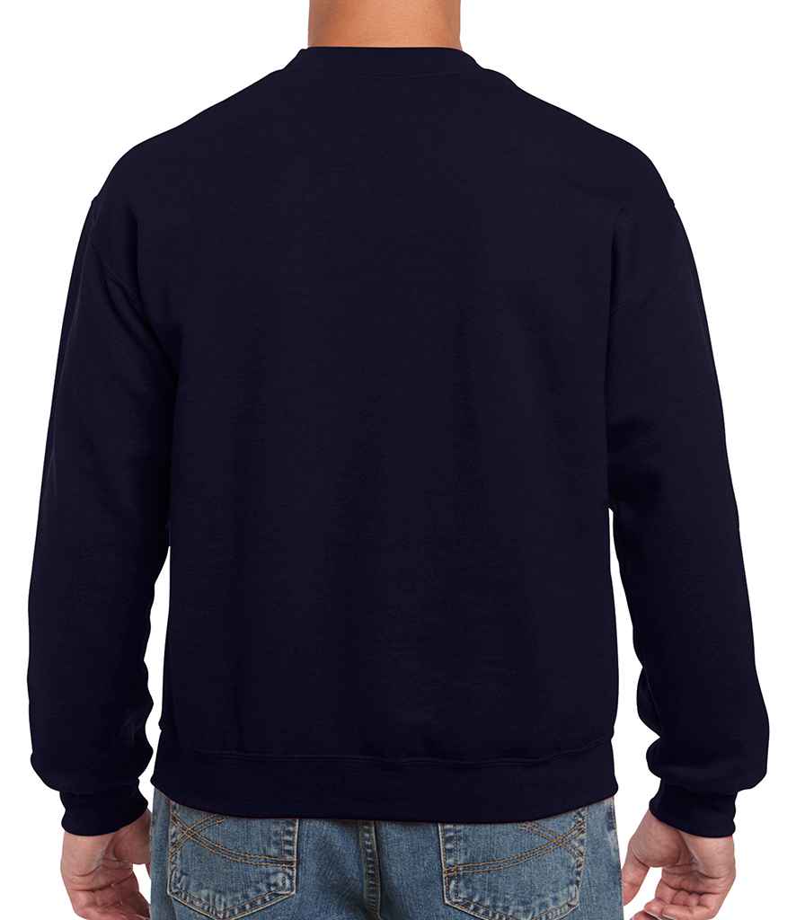 Gildan Heavy Blend Sweatshirt in by Gildan — Custom branded clothing by Print Press, featuring premium embroidery produced in our specialist print lab in the UK.