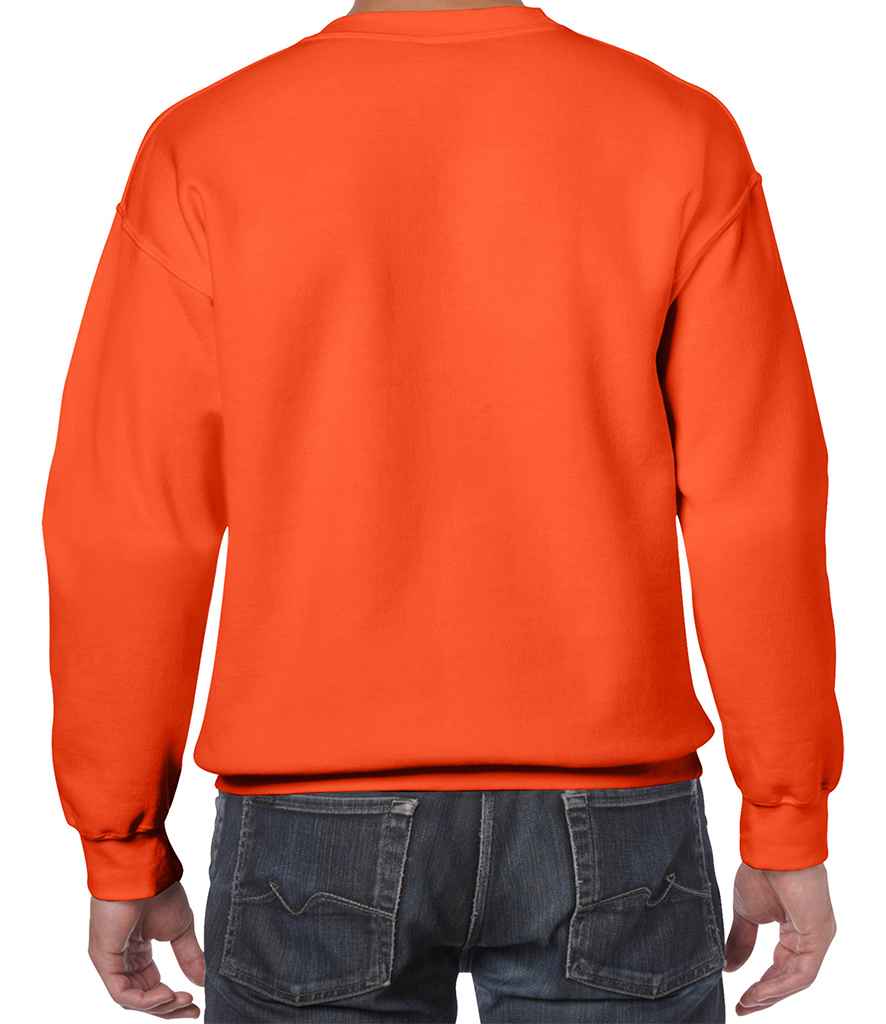 Gildan Heavy Blend Sweatshirt in by Gildan — Custom branded clothing by Print Press, featuring premium embroidery produced in our specialist print lab in the UK.
