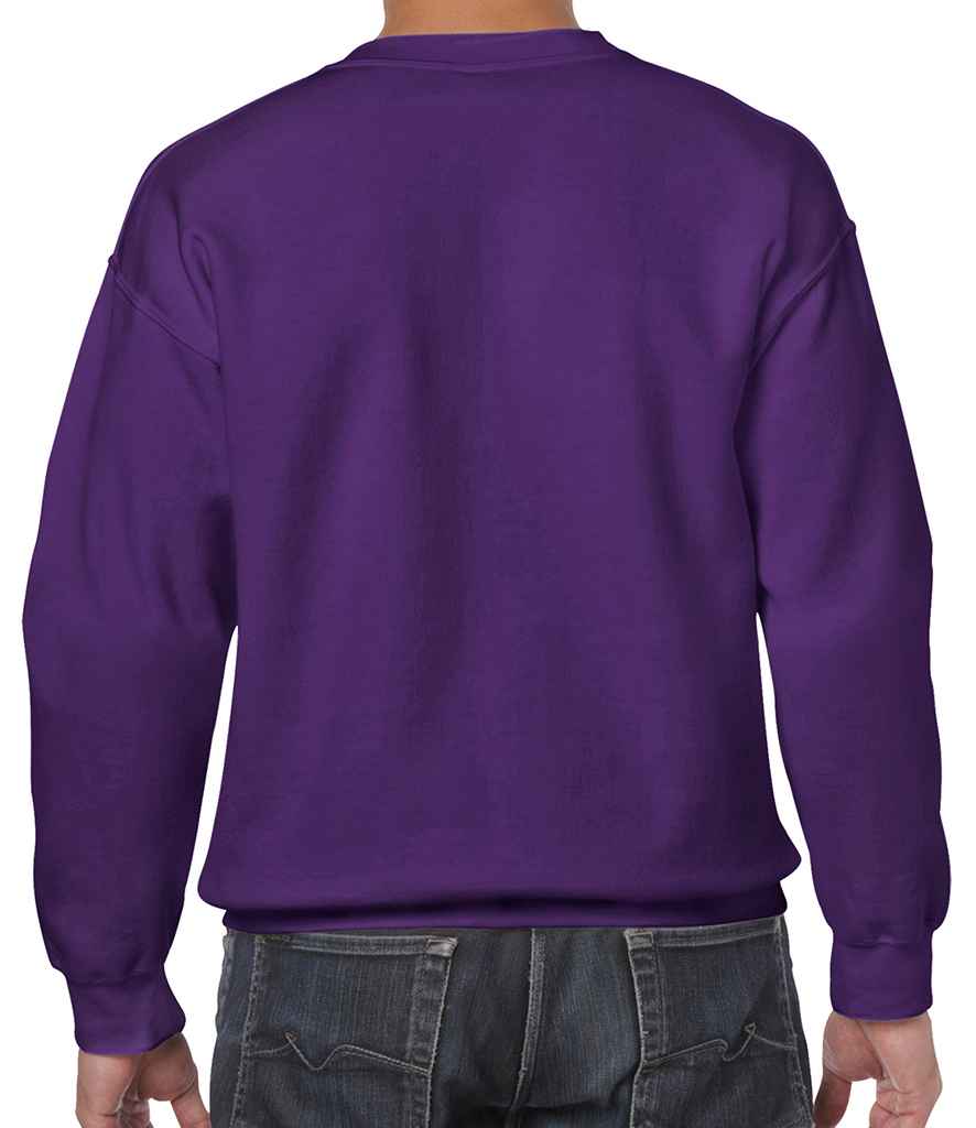 Gildan Heavy Blend Sweatshirt in by Gildan — Custom branded clothing by Print Press, featuring premium embroidery produced in our specialist print lab in the UK.