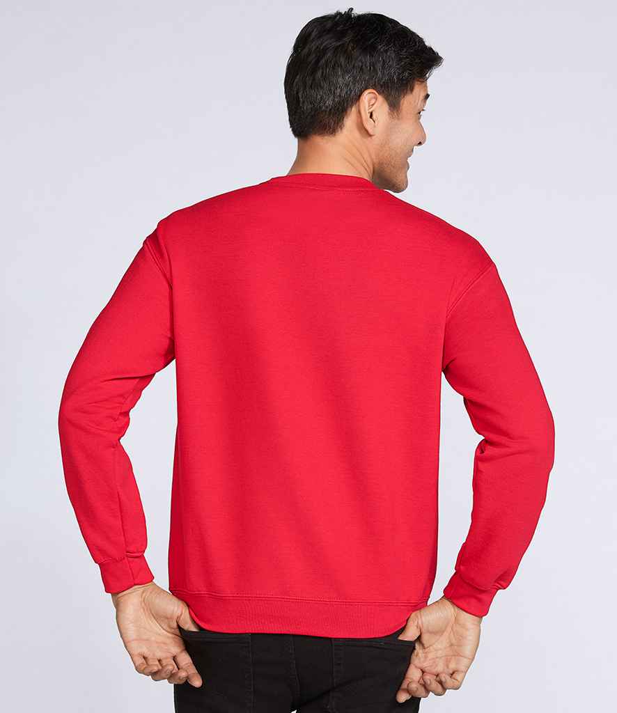Gildan Heavy Blend Sweatshirt in by Gildan — Custom branded clothing by Print Press, featuring premium embroidery produced in our specialist print lab in the UK.