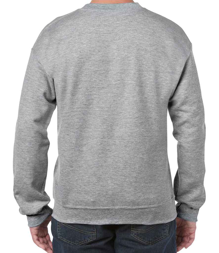 Gildan Heavy Blend Sweatshirt in by Gildan — Custom branded clothing by Print Press, featuring premium embroidery produced in our specialist print lab in the UK.