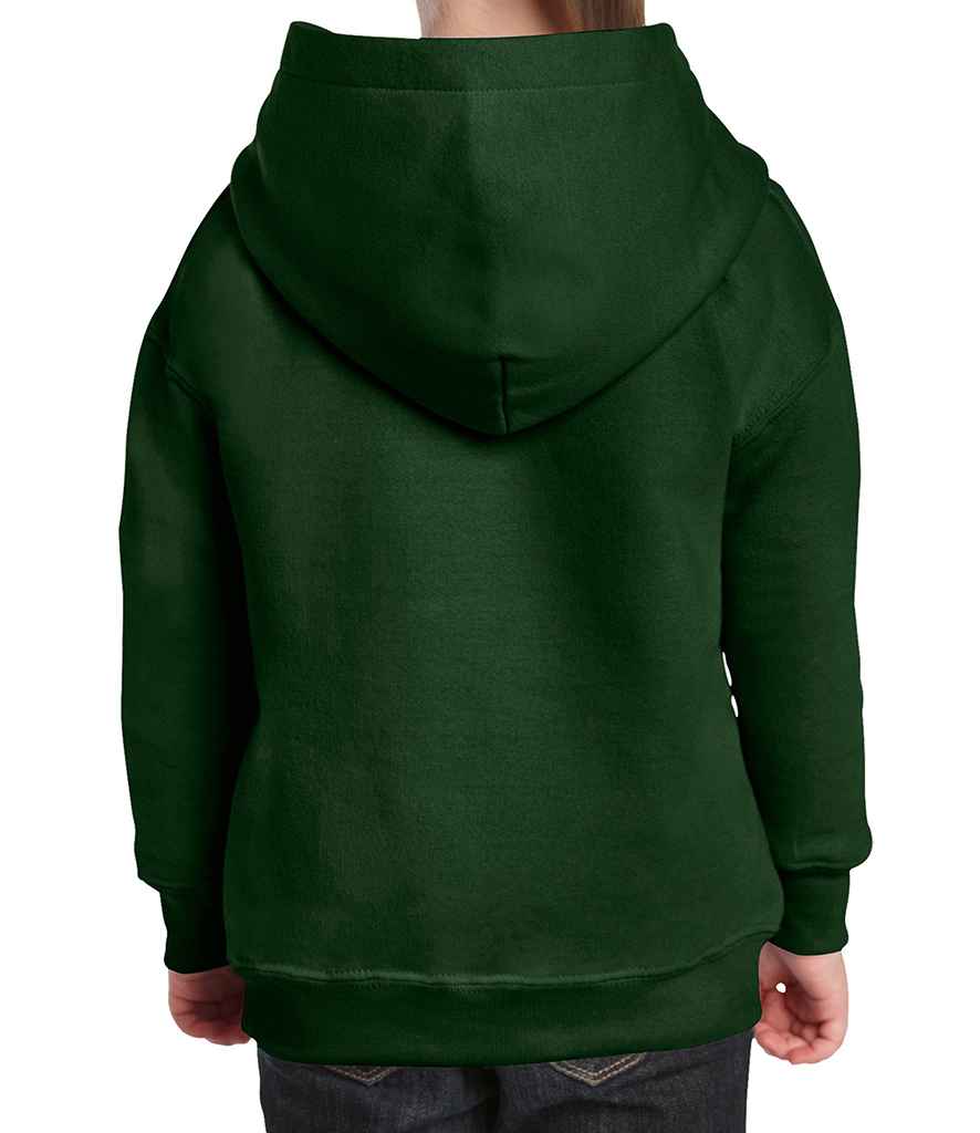 Gildan Kids Heavy Blend Hooded Sweatshirt in by Gildan — Custom branded clothing by Print Press, featuring premium embroidery produced in our specialist print lab in the UK.