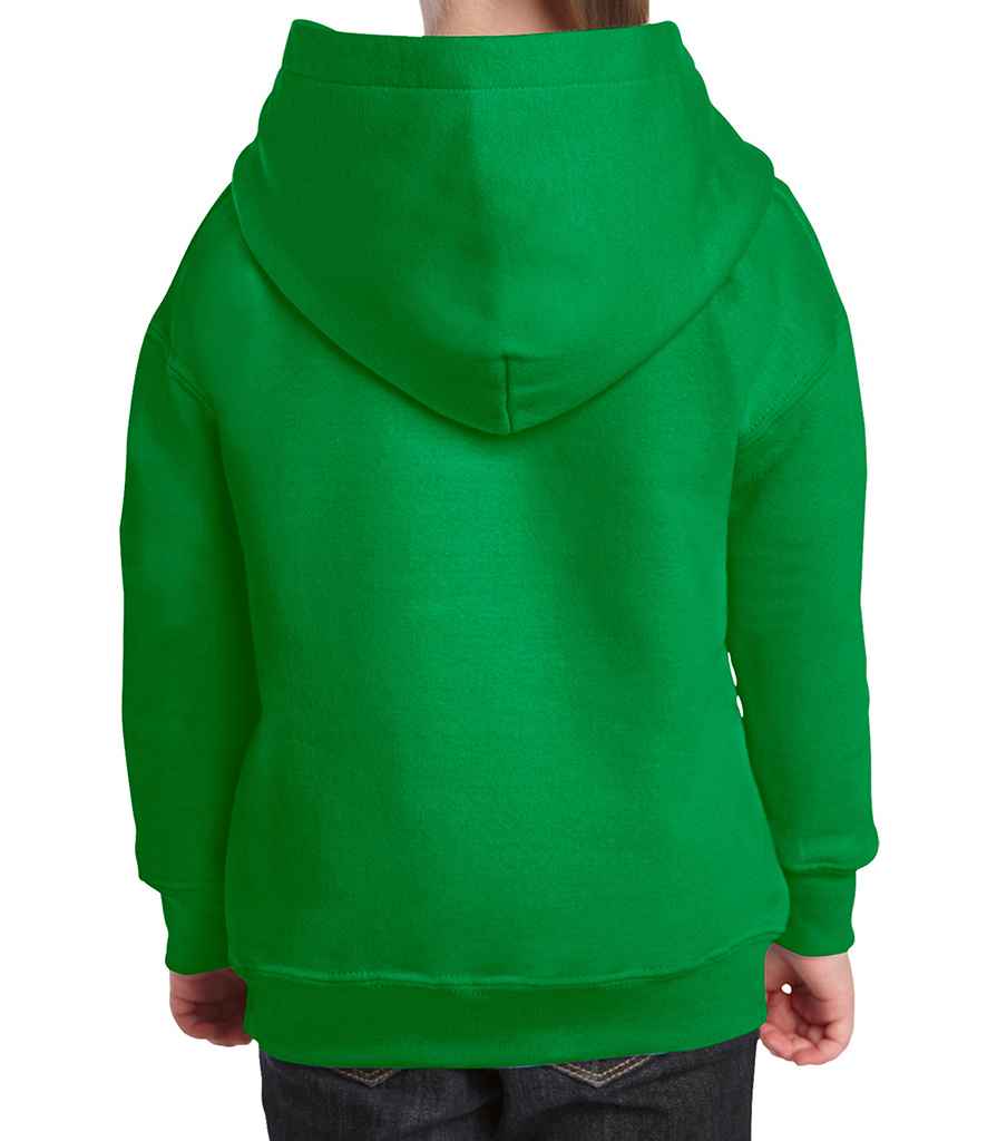 Gildan Kids Heavy Blend Hooded Sweatshirt in by Gildan — Custom branded clothing by Print Press, featuring premium embroidery produced in our specialist print lab in the UK.