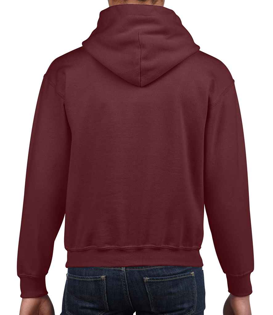 Gildan Kids Heavy Blend Hooded Sweatshirt in by Gildan — Custom branded clothing by Print Press, featuring premium embroidery produced in our specialist print lab in the UK.