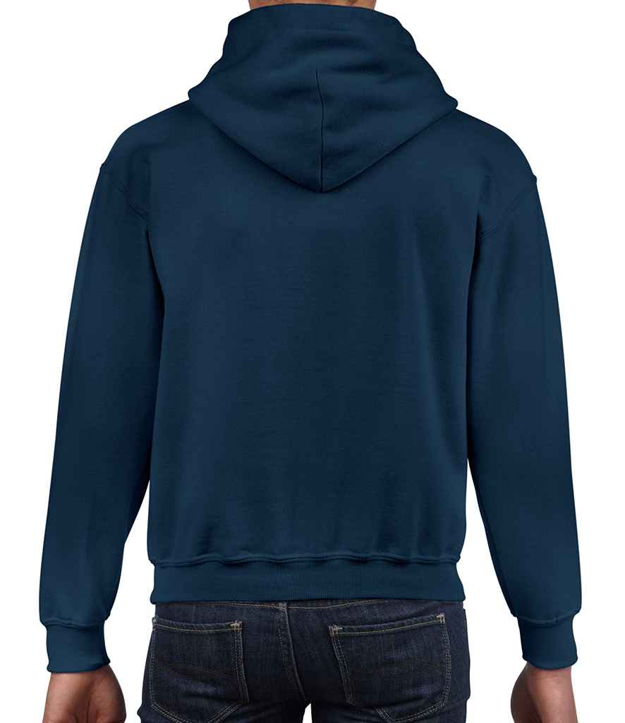 Gildan Kids Heavy Blend Hooded Sweatshirt in by Gildan — Custom branded clothing by Print Press, featuring premium embroidery produced in our specialist print lab in the UK.