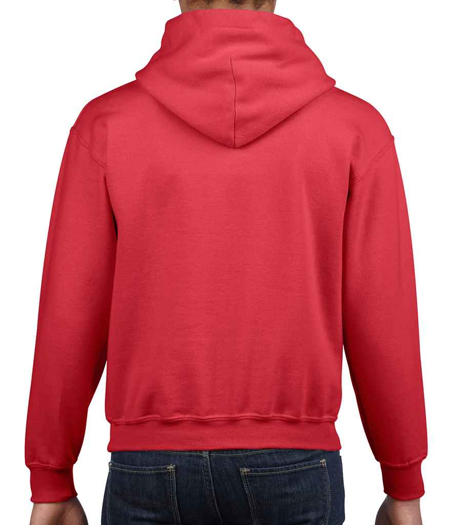 Gildan Kids Heavy Blend Hooded Sweatshirt in by Gildan — Custom branded clothing by Print Press, featuring premium embroidery produced in our specialist print lab in the UK.