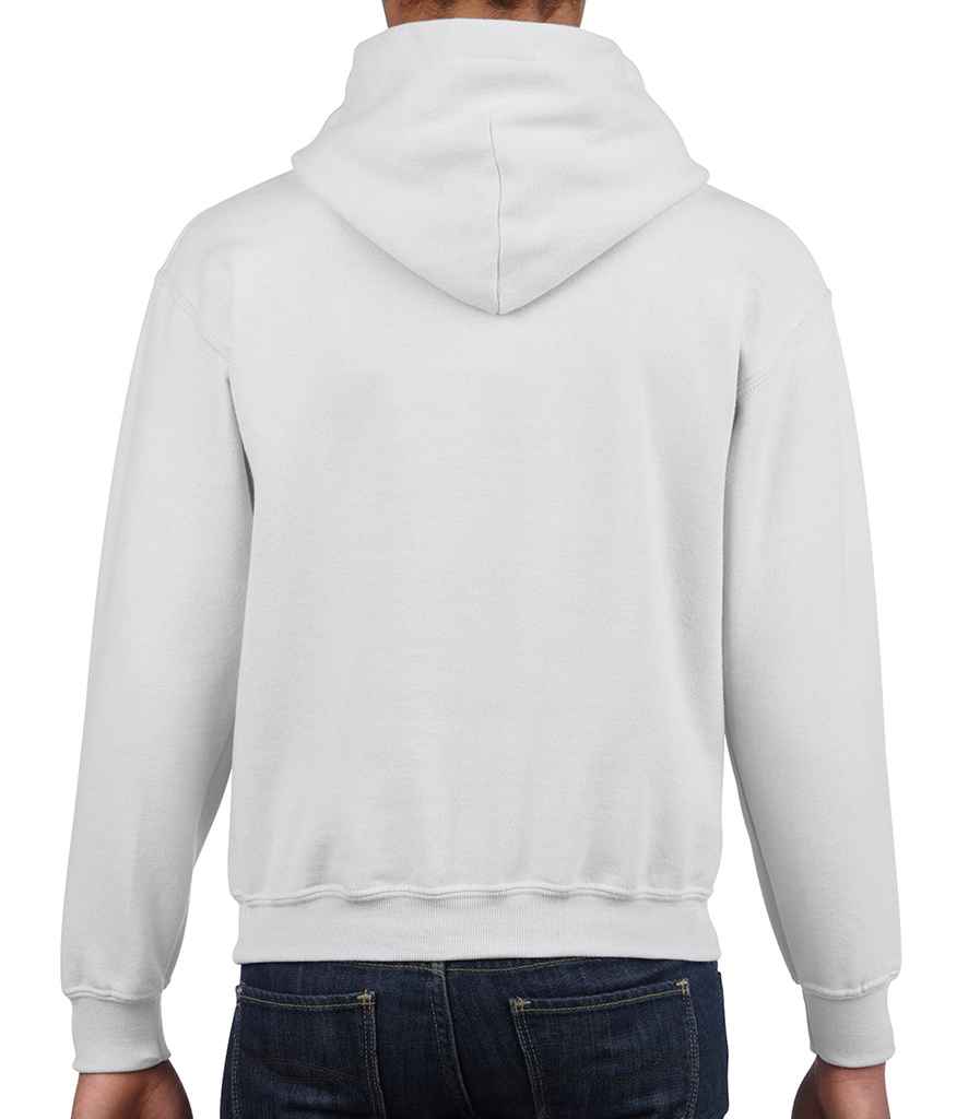 Gildan Kids Heavy Blend Hooded Sweatshirt in by Gildan — Custom branded clothing by Print Press, featuring premium embroidery produced in our specialist print lab in the UK.