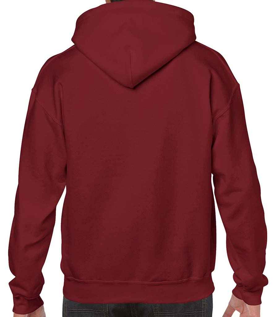Gildan Heavy Blend Hooded Sweatshirt - (2nd Colours) in by Gildan — Custom branded clothing by Print Press, featuring premium embroidery produced in our specialist print lab in the UK.