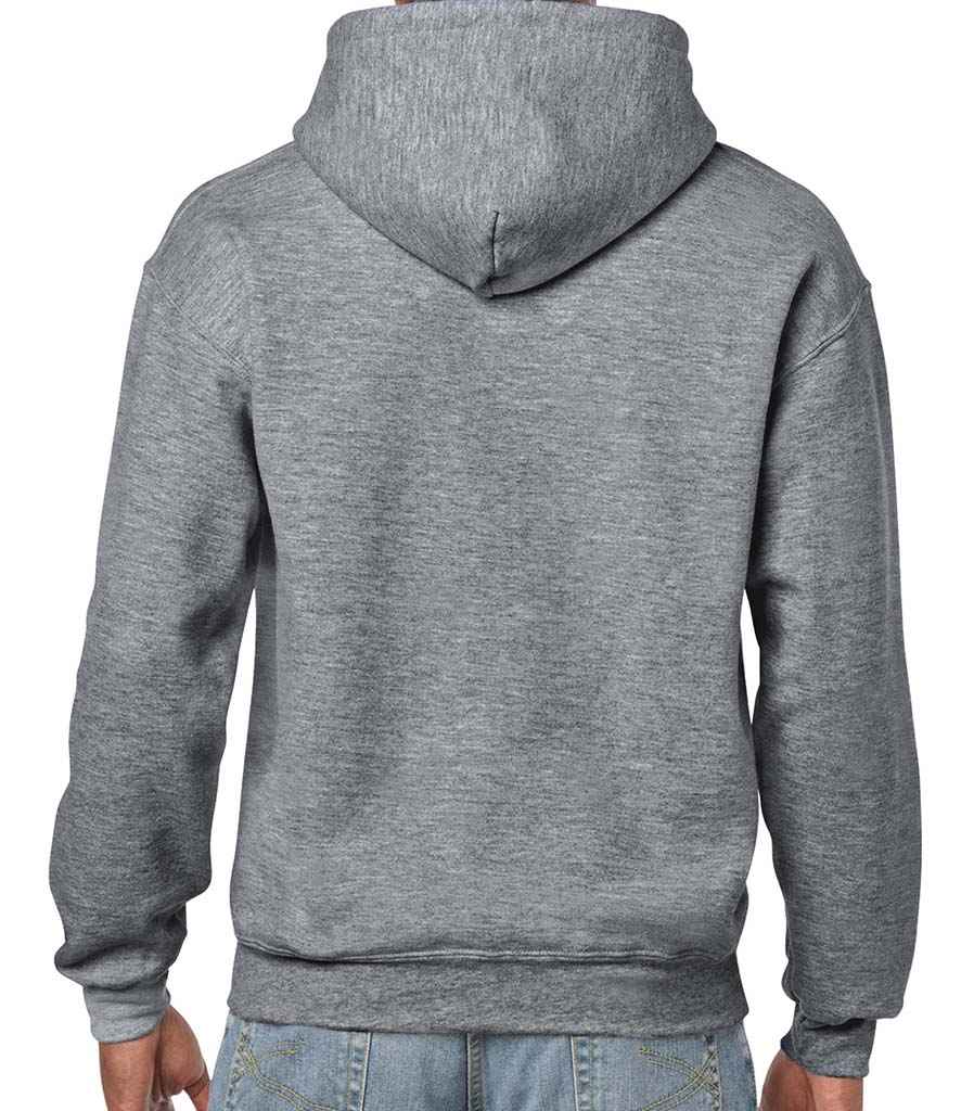 Gildan Heavy Blend Hooded Sweatshirt - (2nd Colours) in by Gildan — Custom branded clothing by Print Press, featuring premium embroidery produced in our specialist print lab in the UK.