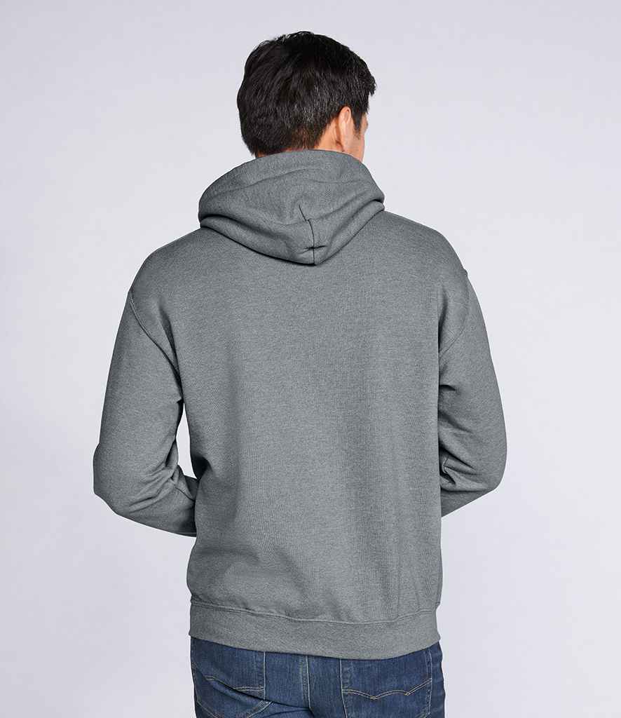 Gildan Heavy Blend Hooded Sweatshirt - (2nd Colours) in Graphite Heather by Gildan — Custom branded clothing by Print Press, featuring premium embroidery produced in our specialist print lab in the UK.