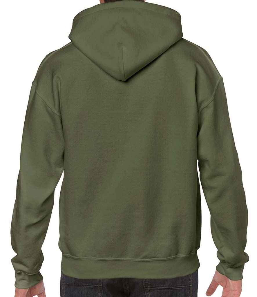 Gildan Heavy Blend Hooded Sweatshirt in by Gildan — Custom branded clothing by Print Press, featuring premium embroidery produced in our specialist print lab in the UK.